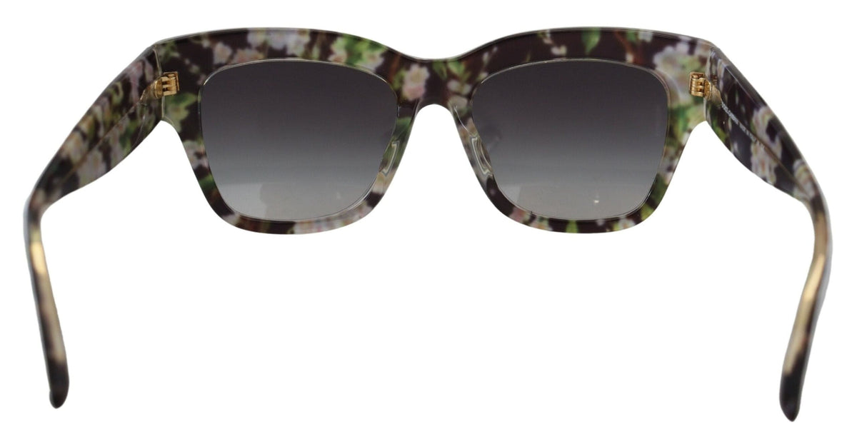 Lunettes de soleil élégantes noires multicolores dégradées Dolce &amp; Gabbana