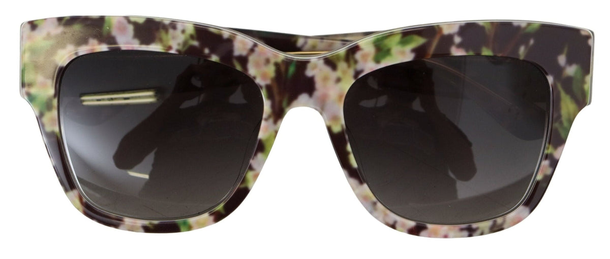 Lunettes de soleil élégantes noires multicolores dégradées Dolce &amp; Gabbana