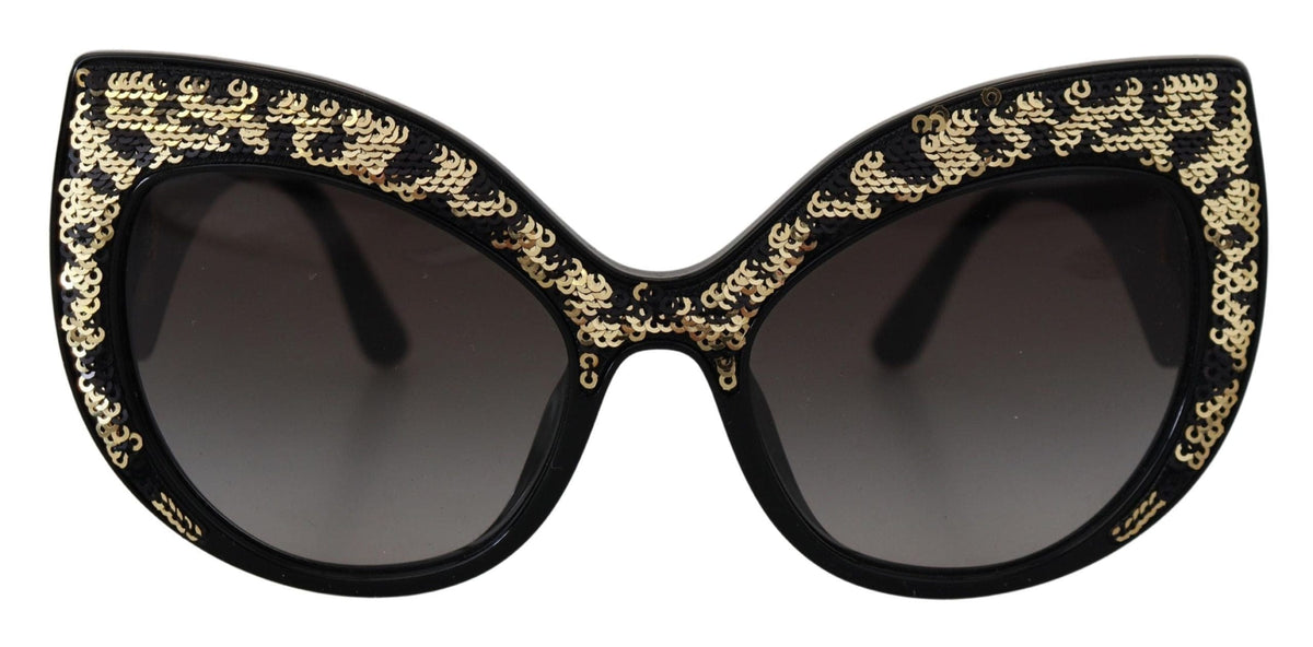 Lunettes de soleil papillon à paillettes polarisées Dolce &amp; Gabbana