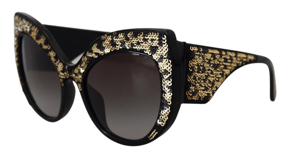 Gafas de sol polarizadas con lentejuelas y diseño de mariposa de Dolce &amp; Gabbana