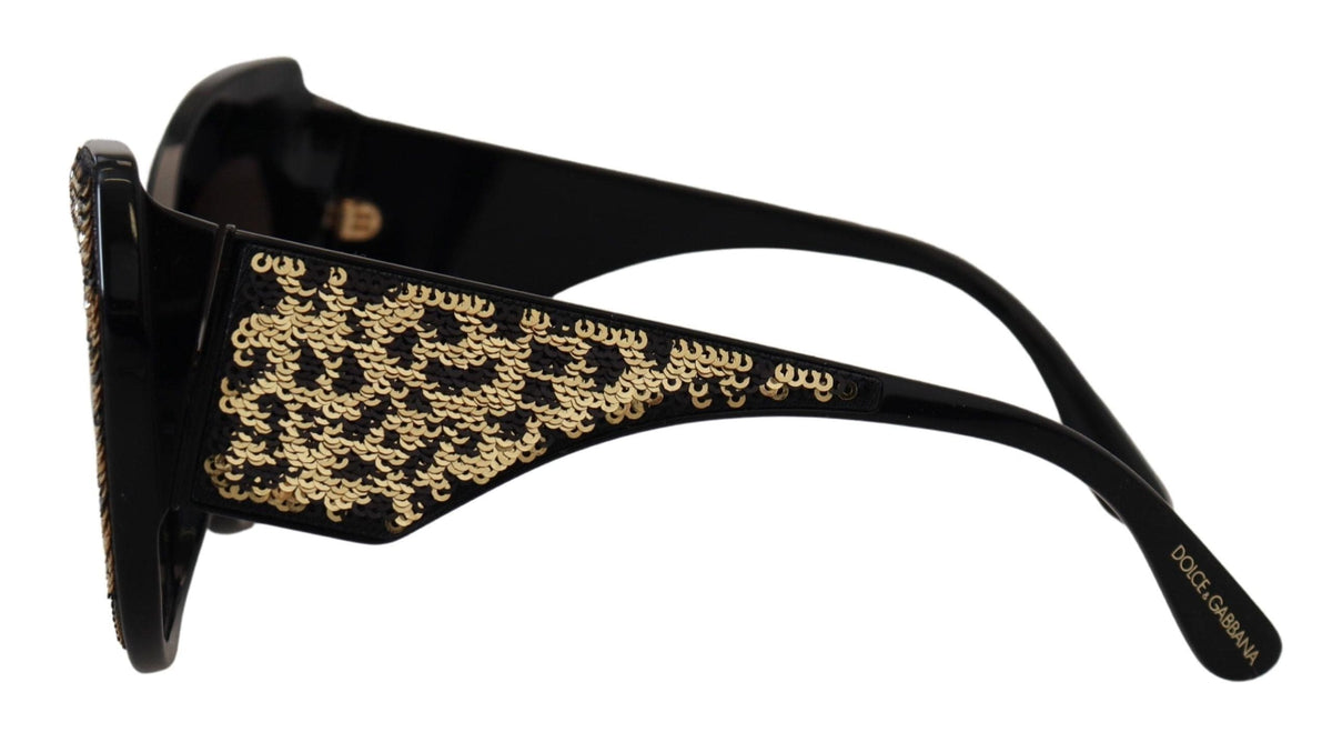 Lunettes de soleil papillon à paillettes polarisées Dolce &amp; Gabbana