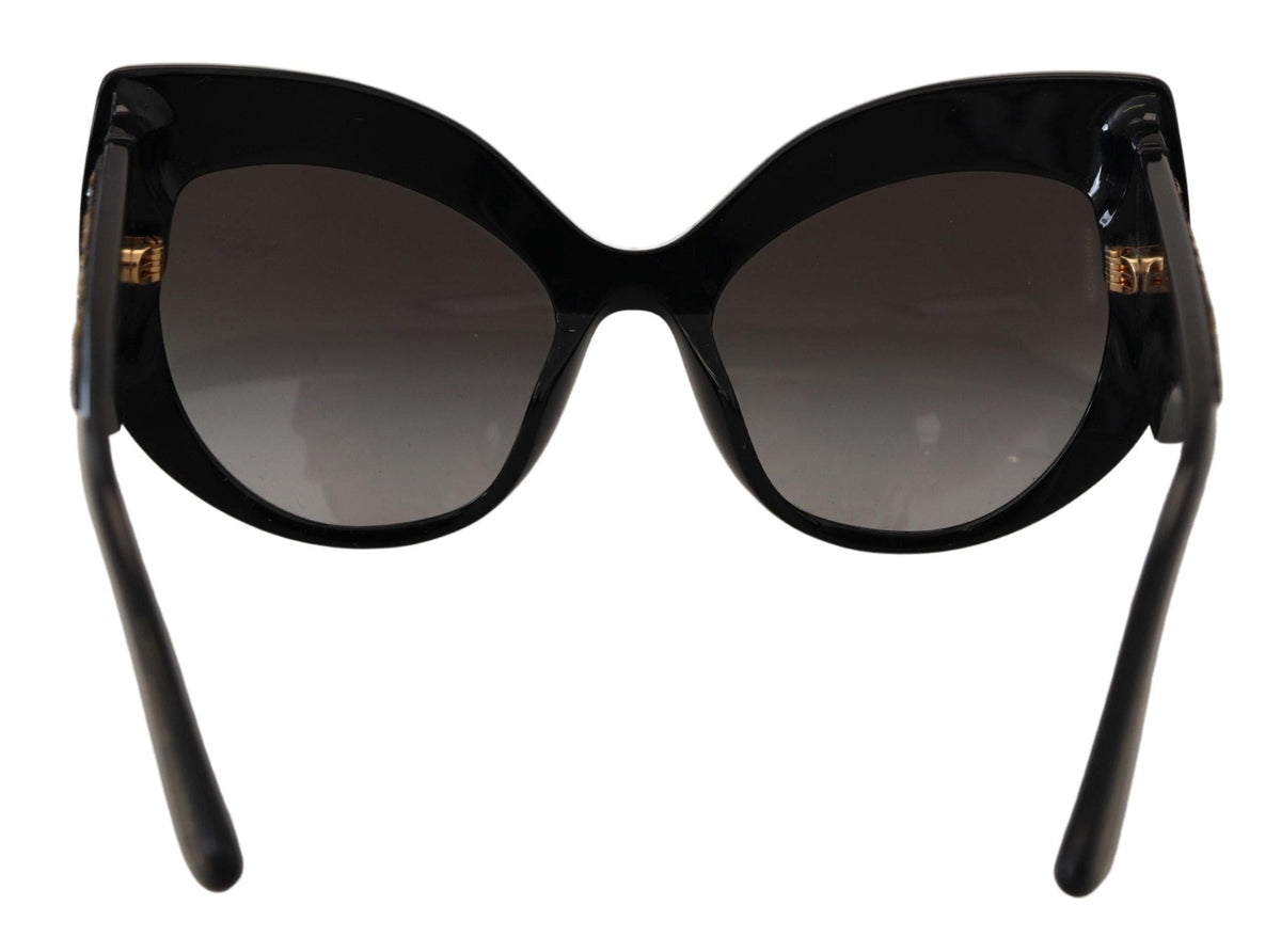 Gafas de sol polarizadas con lentejuelas y diseño de mariposa de Dolce &amp; Gabbana