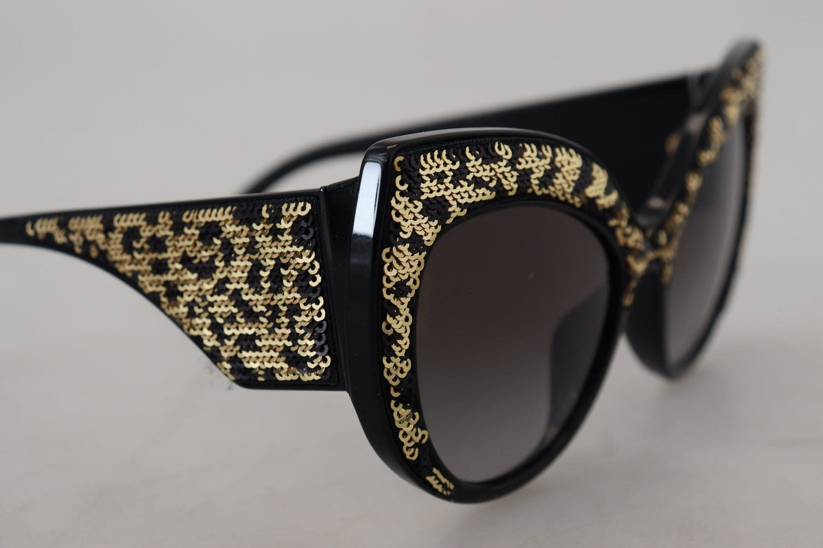 Lunettes de soleil papillon à paillettes polarisées Dolce &amp; Gabbana