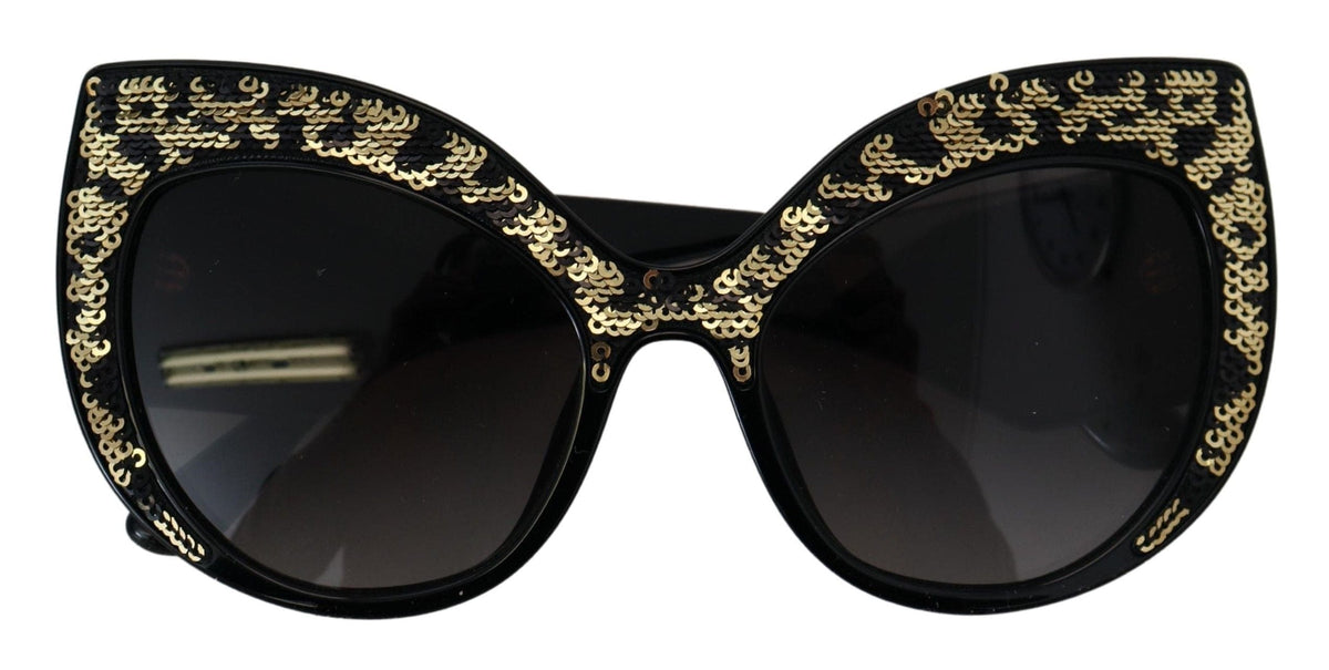 Lunettes de soleil papillon à paillettes polarisées Dolce &amp; Gabbana