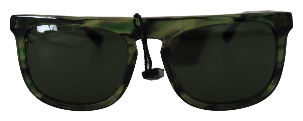 Lunettes de soleil pour femme Dolce &amp; Gabbana Chic en acétate vert