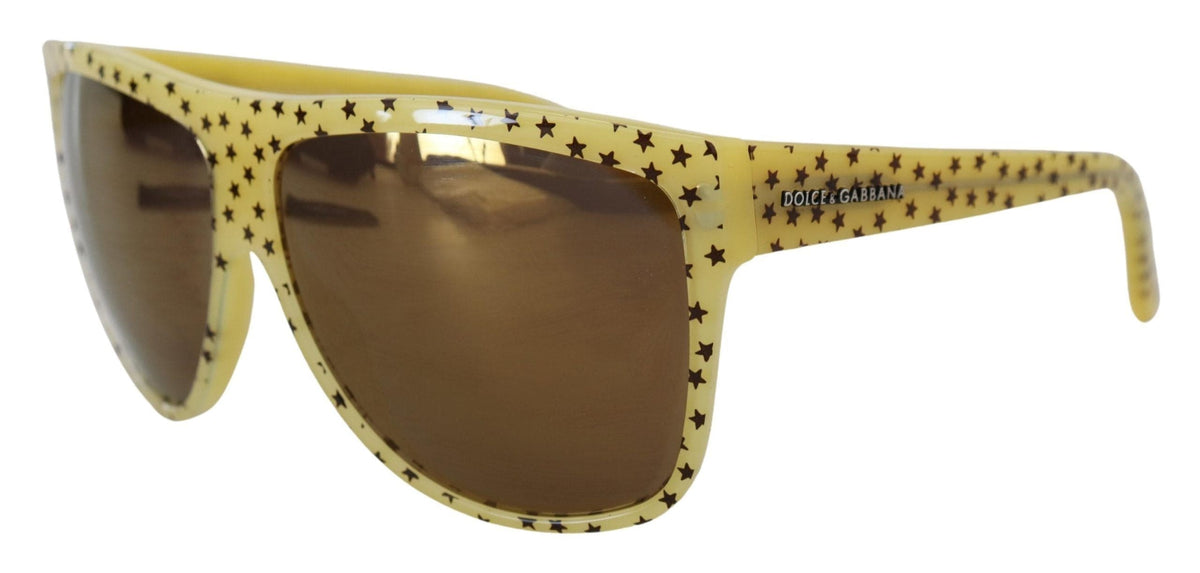 Gafas de sol cuadradas Stellar Chic de Dolce &amp; Gabbana en amarillo