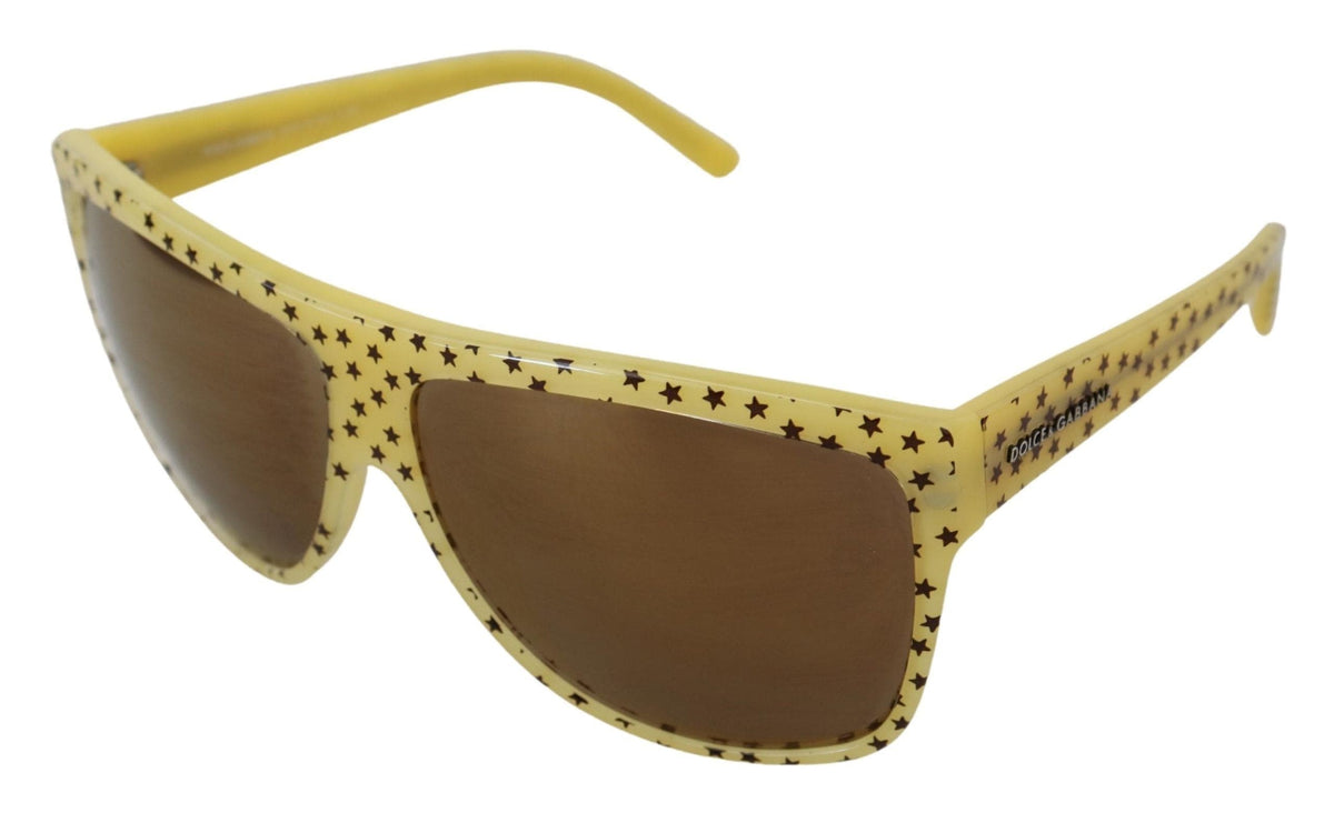 Gafas de sol cuadradas Stellar Chic de Dolce &amp; Gabbana en amarillo