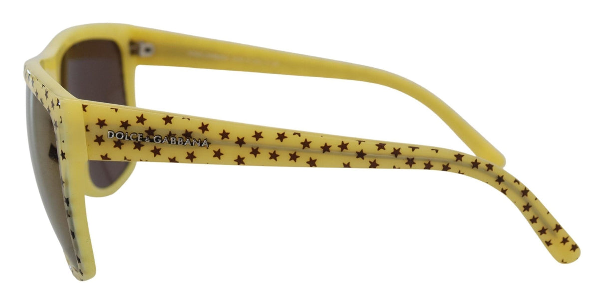 Gafas de sol cuadradas Stellar Chic de Dolce &amp; Gabbana en amarillo