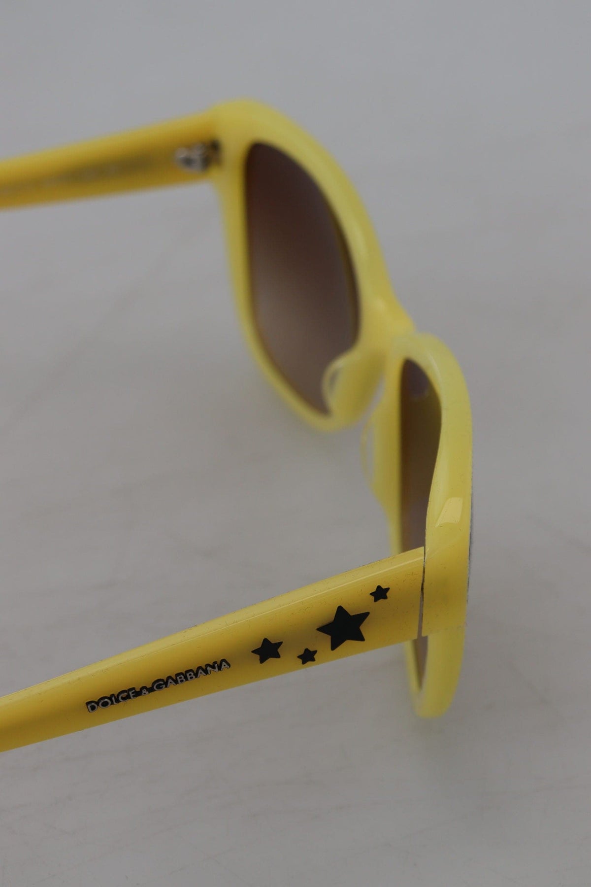 Lunettes de soleil Dolce &amp; Gabbana Chic en acétate jaune dégradé