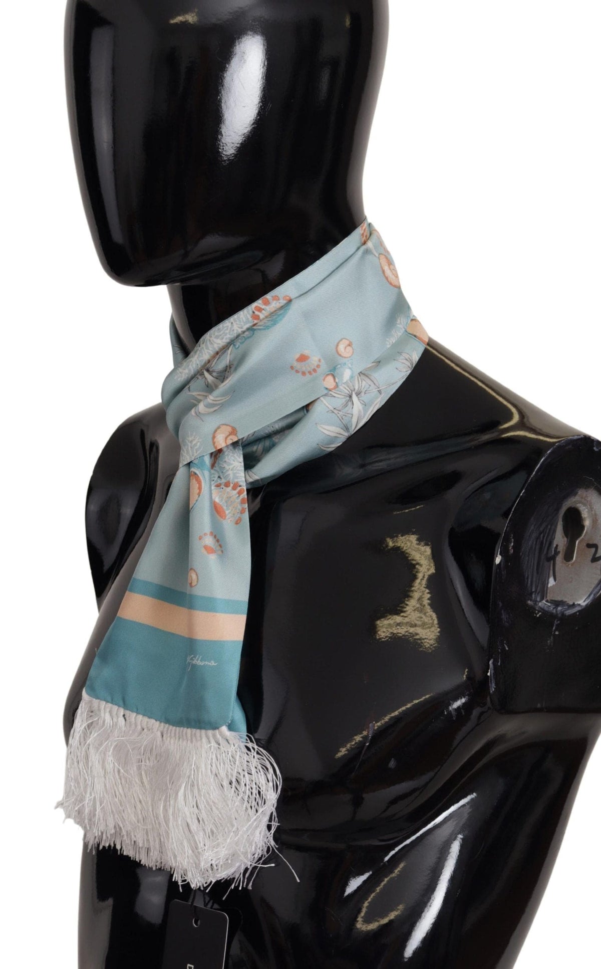 Foulard en soie élégant Dolce &amp; Gabbana avec motif coquillage