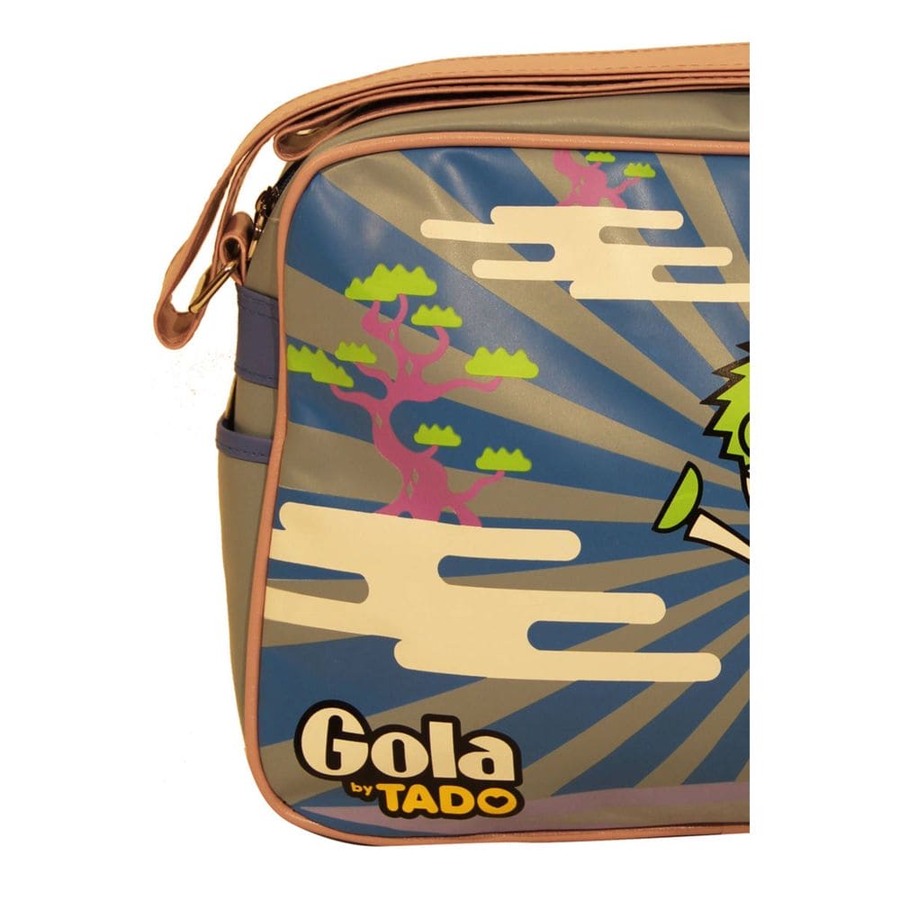 Bolso de mano Gola de tela azul claro