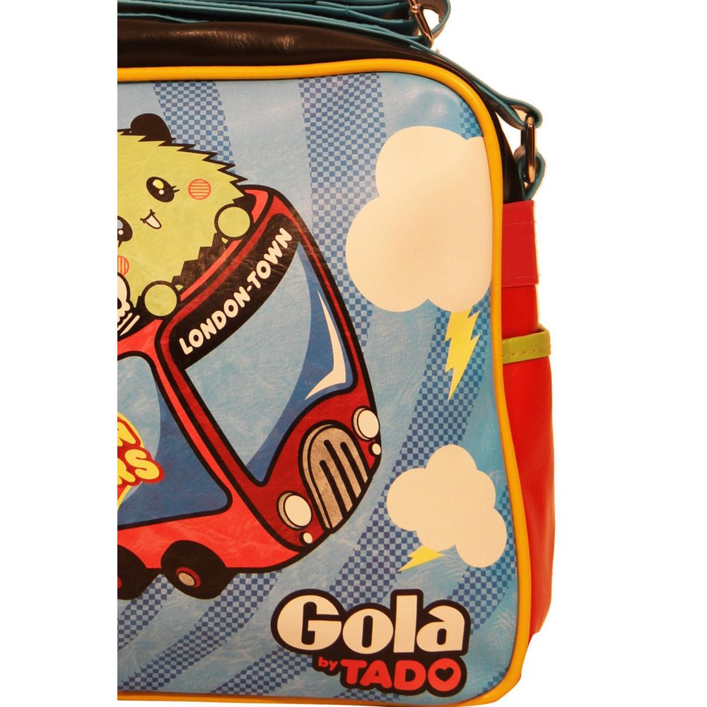 Bolso de mano Gola de tela azul claro