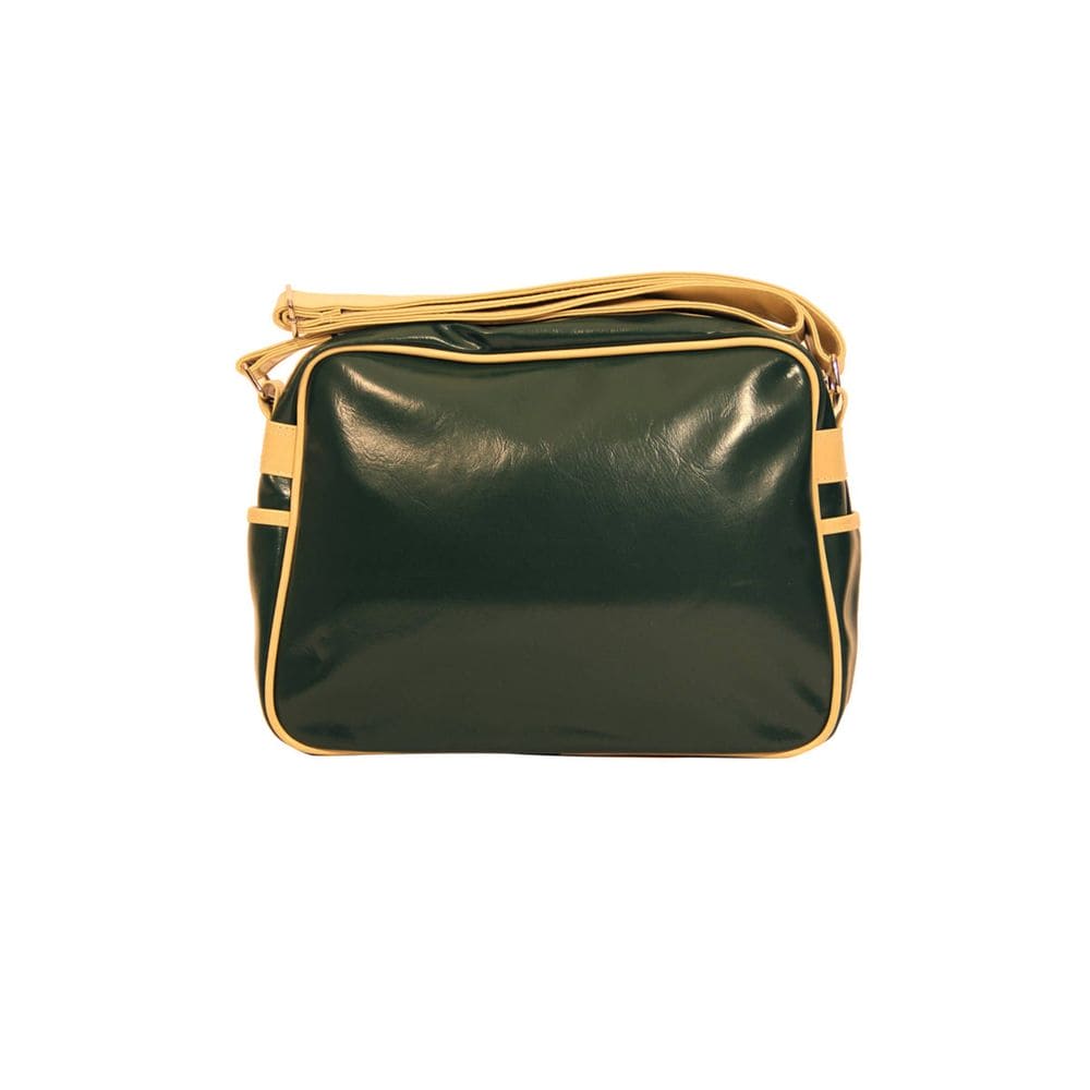 Bolso de mano de tela verde Gola