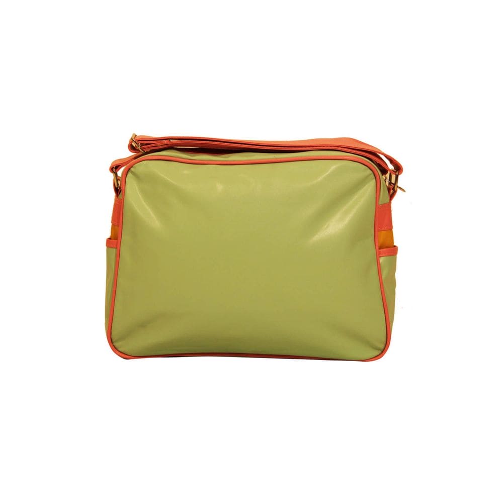 Bolso de mano de tela verde Gola