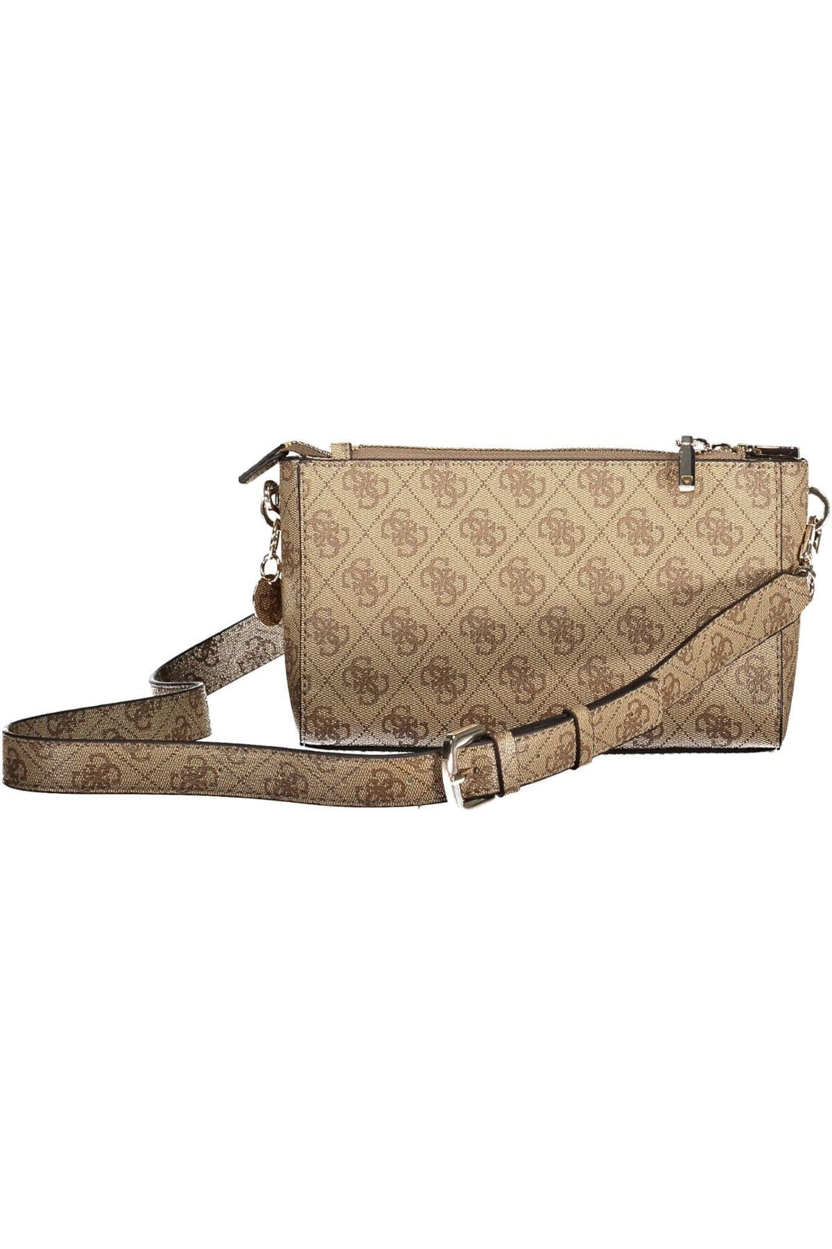 Sac à bandoulière Guess Jeans Chic Beige avec détails contrastés