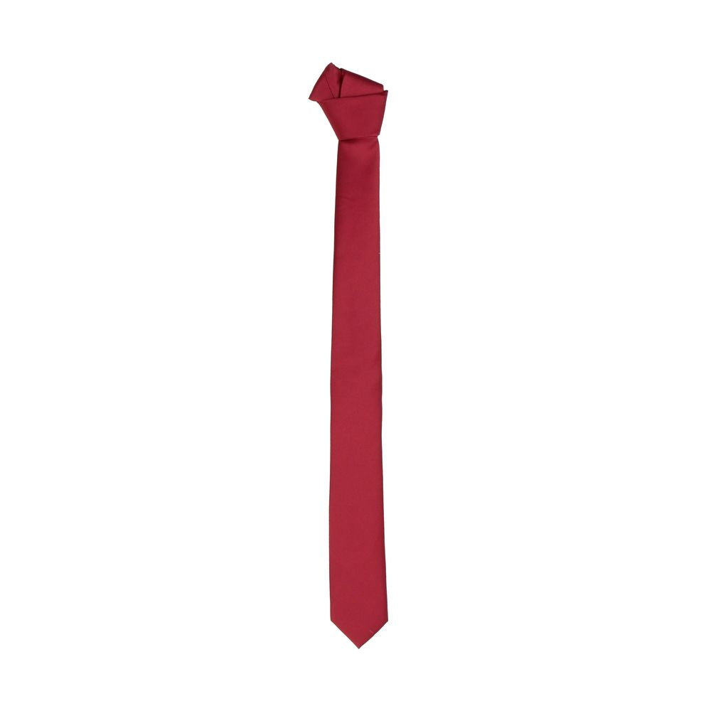 Corbata fina de seda rosa elegante Emilio Romanelli