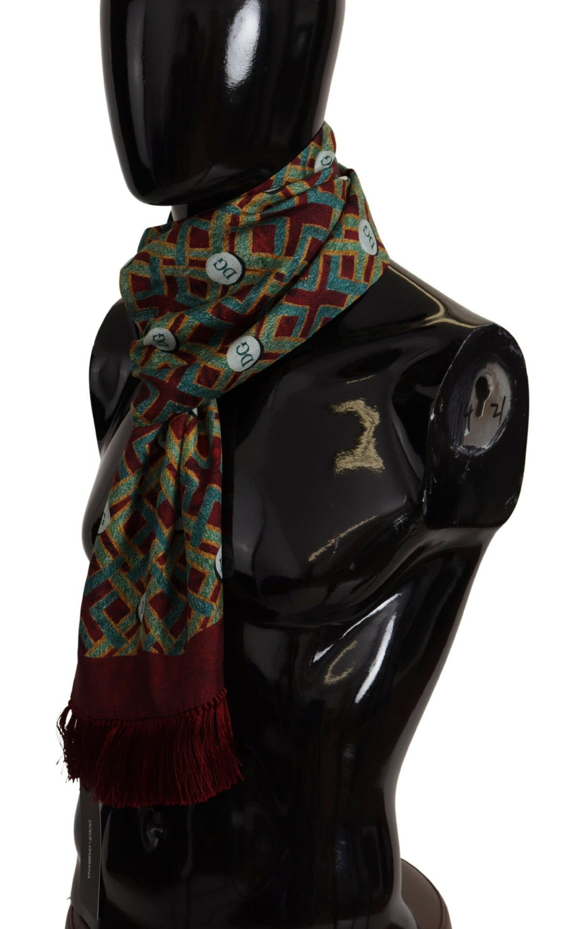 Dolce & Gabbana Elegant Multicolor Silk Men's Scarf Wrap