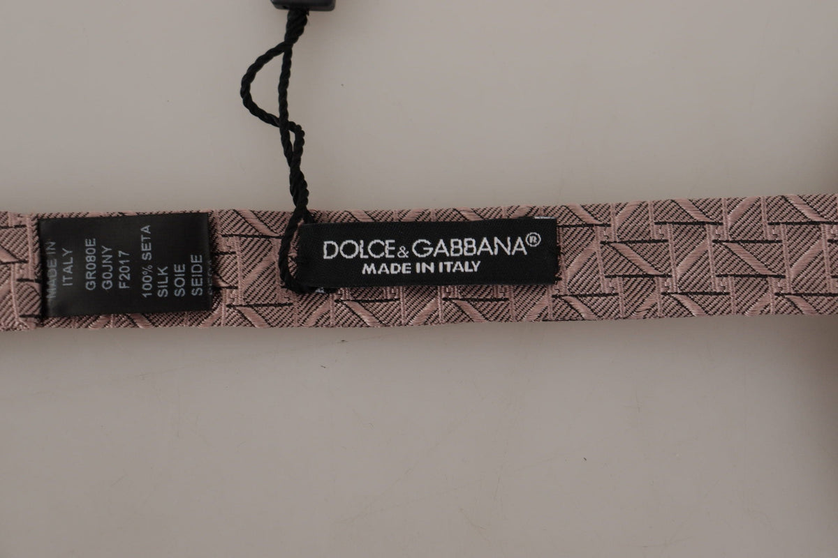 Pajarita elegante de seda gris de Dolce &amp; Gabbana - Ropa formal para hombre