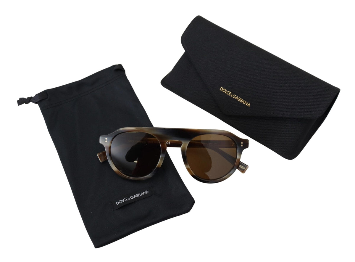 Lunettes de soleil unisexes Timeless Tortoiseshell de Dolce &amp; Gabbana