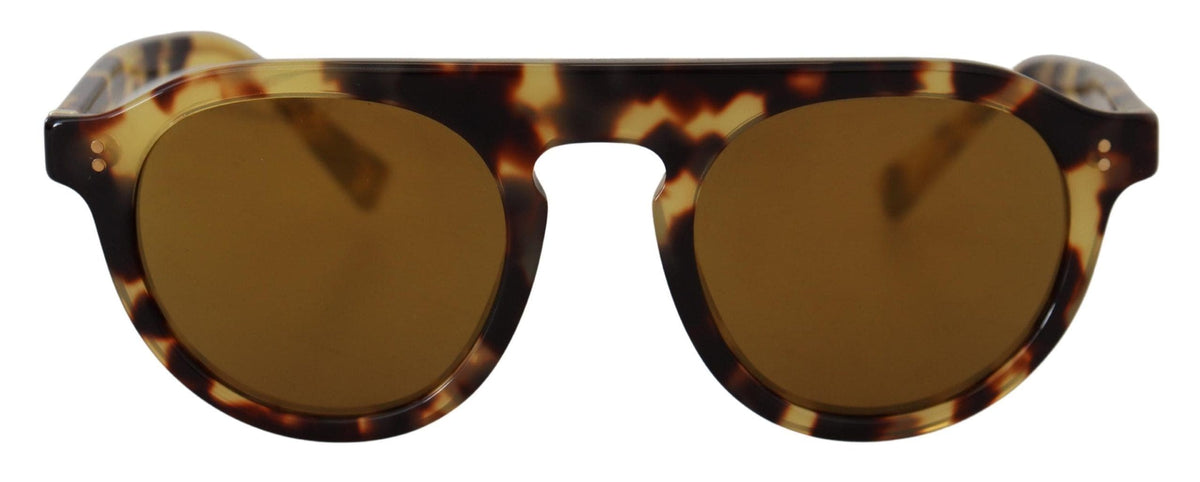 Lunettes de soleil en acétate écaille de tortue Dolce &amp; Gabbana Chic