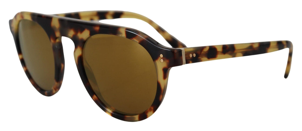 Lunettes de soleil en acétate écaille de tortue Dolce &amp; Gabbana Chic