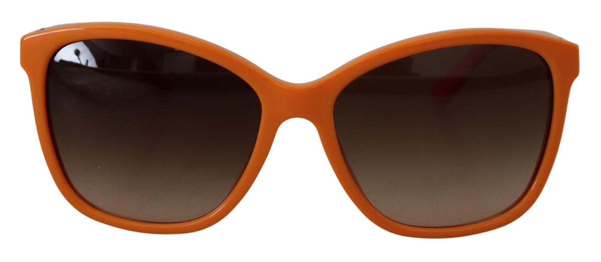 Lunettes de soleil rondes orange chic Dolce &amp; Gabbana pour femme