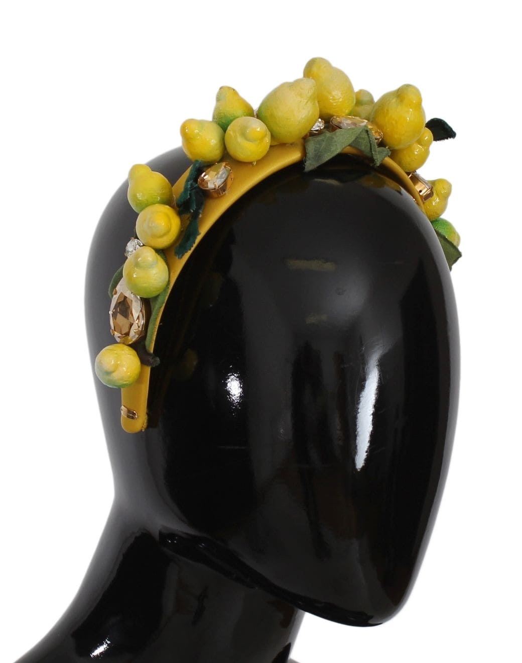 Diadema con cristales de seda y limón de Dolce &amp; Gabbana