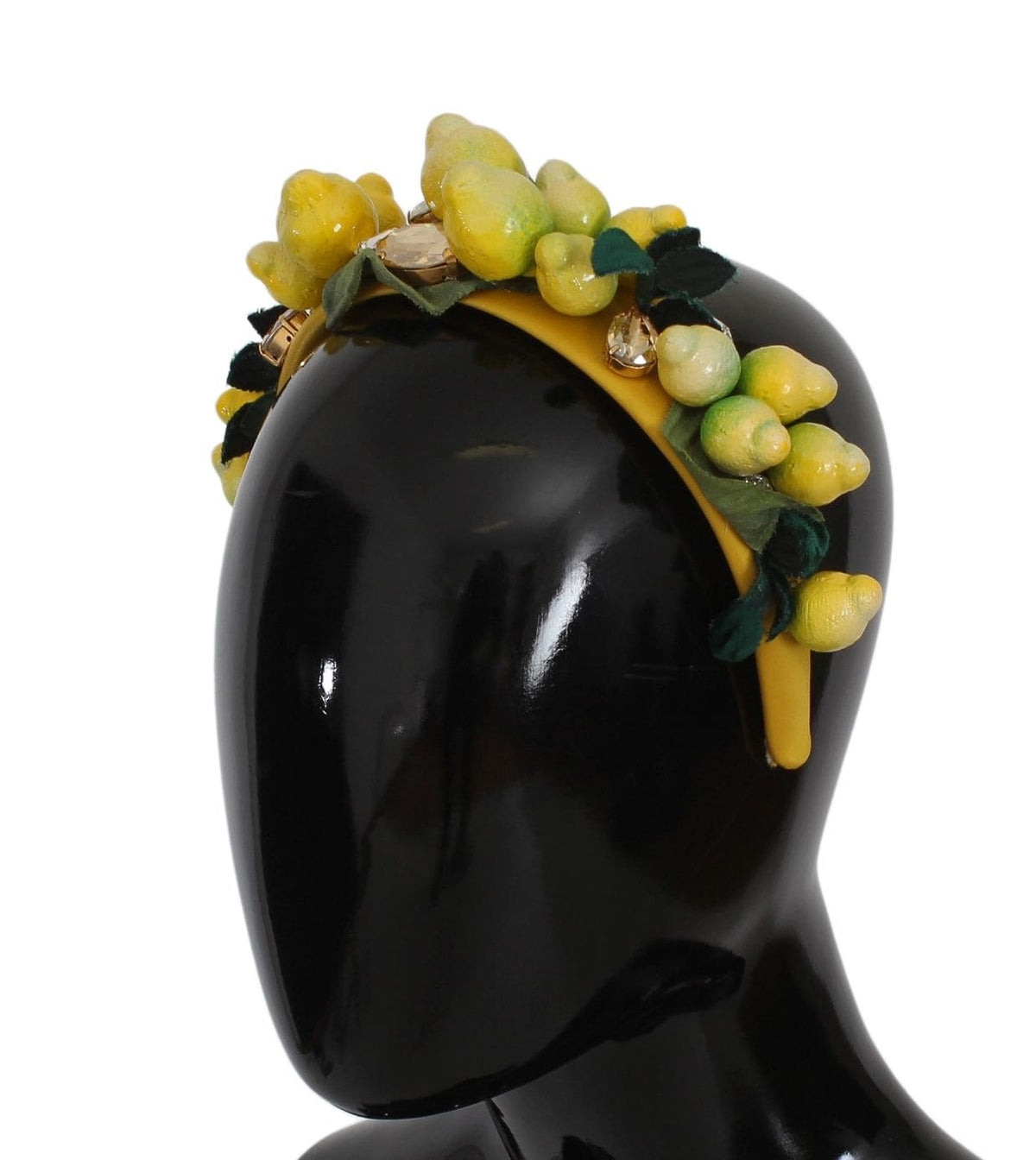 Diadema con cristales de seda y limón de Dolce &amp; Gabbana