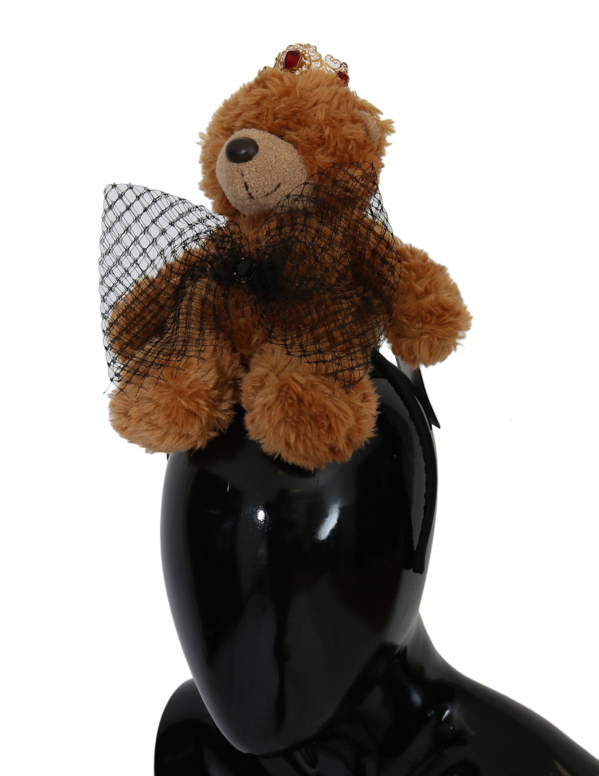 Serre-tête Dolce &amp; Gabbana Teddy Bear avec couronne en cristal