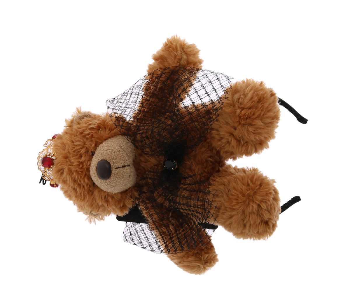 Serre-tête Dolce &amp; Gabbana Teddy Bear avec couronne en cristal