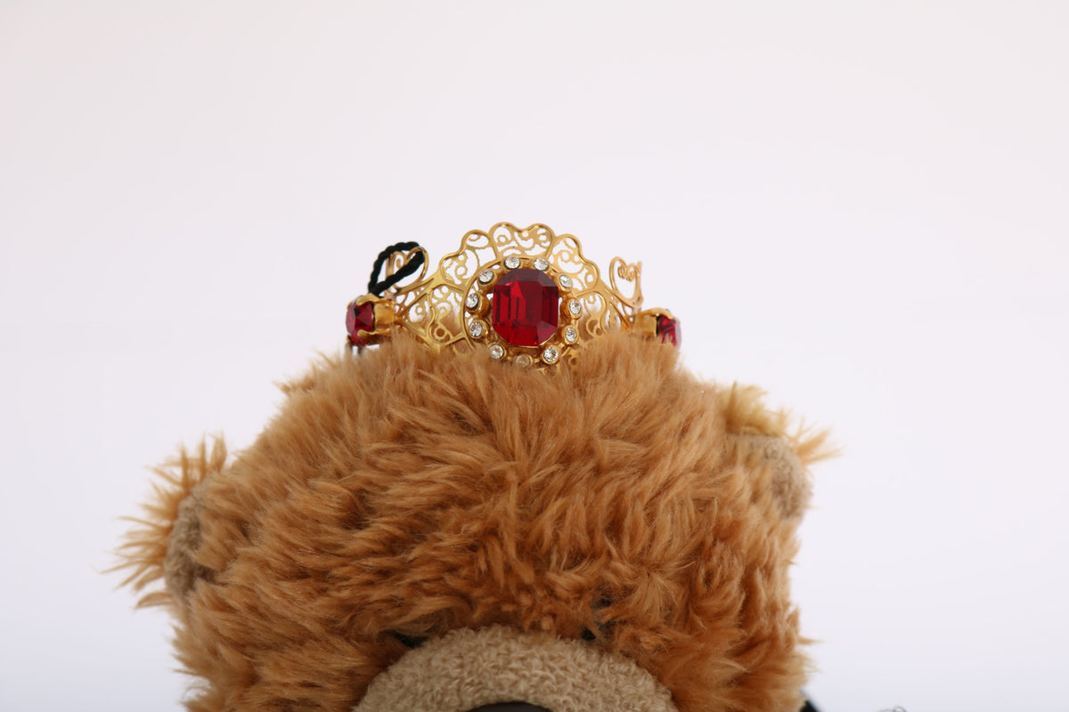 Serre-tête Dolce &amp; Gabbana Teddy Bear avec couronne en cristal