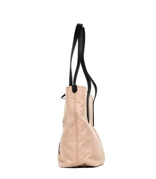 Sac à main fourre-tout Burberry en nylon Econyl rose beige avec logo de marque