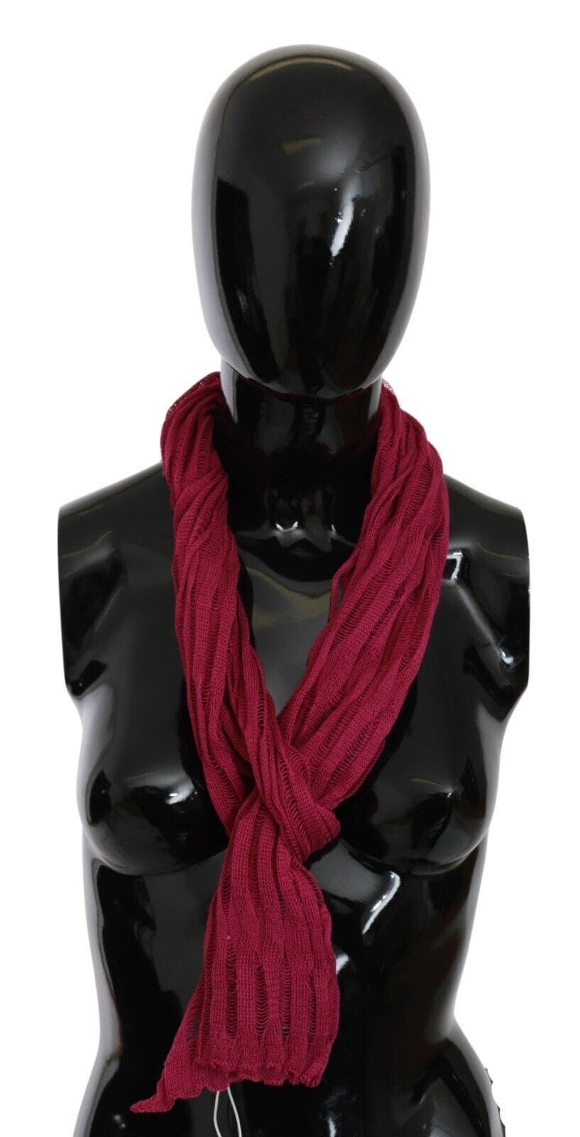 Foulard châle bordeaux Elegance de John Galliano