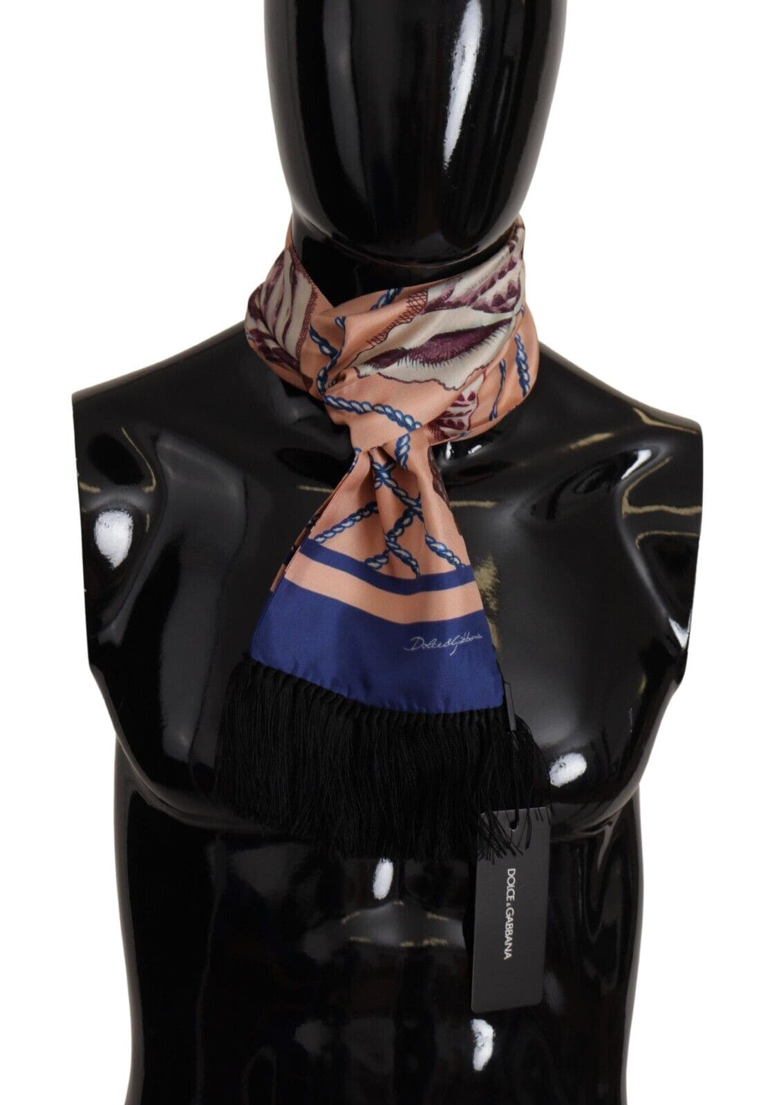 Foulard élégant en soie pour homme Dolce &amp; Gabbana