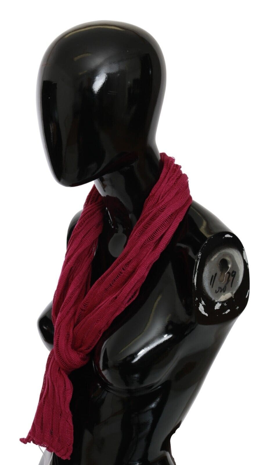 Foulard châle bordeaux Elegance de John Galliano