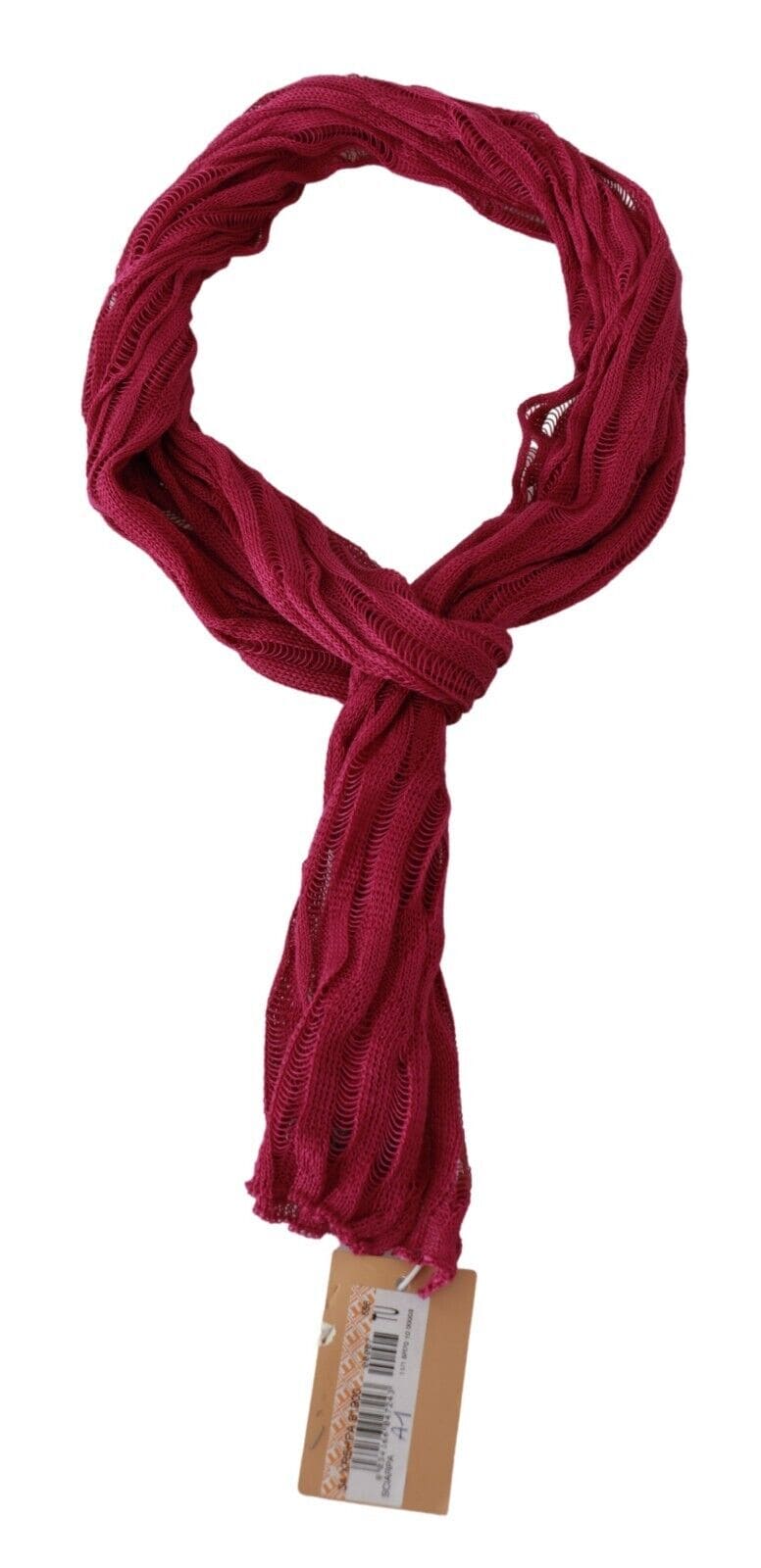 Foulard châle bordeaux Elegance de John Galliano